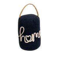 Home cale-porte en polyester bleu