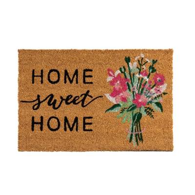 Felpudo tapis bouquet en fibre de coco 60x40