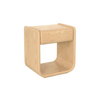 Capucine table de chevet placage chêne