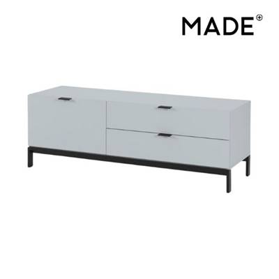 Marcell meuble TV compact gris clair