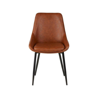 Bari chaise en PU marron