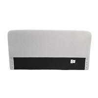 Besley tête de lit tissu gris clair tissé pour lit de 180