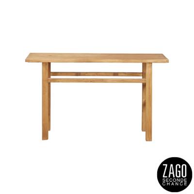 Brum console en bois d'orme naturel H130
