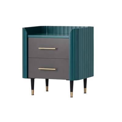 Lali table de chevet bleu canard