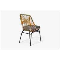 Copa chaise de jardin vert sauge et orange