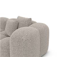 Cotton fauteuil 1 place en tissu bouclé toffe