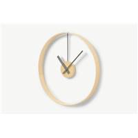 Ishya horloge bois clair ø60