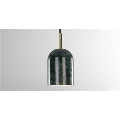 Gabriel suspension marbre vert et laiton