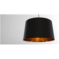 Oro abat-jour conique XL noir et cuive
