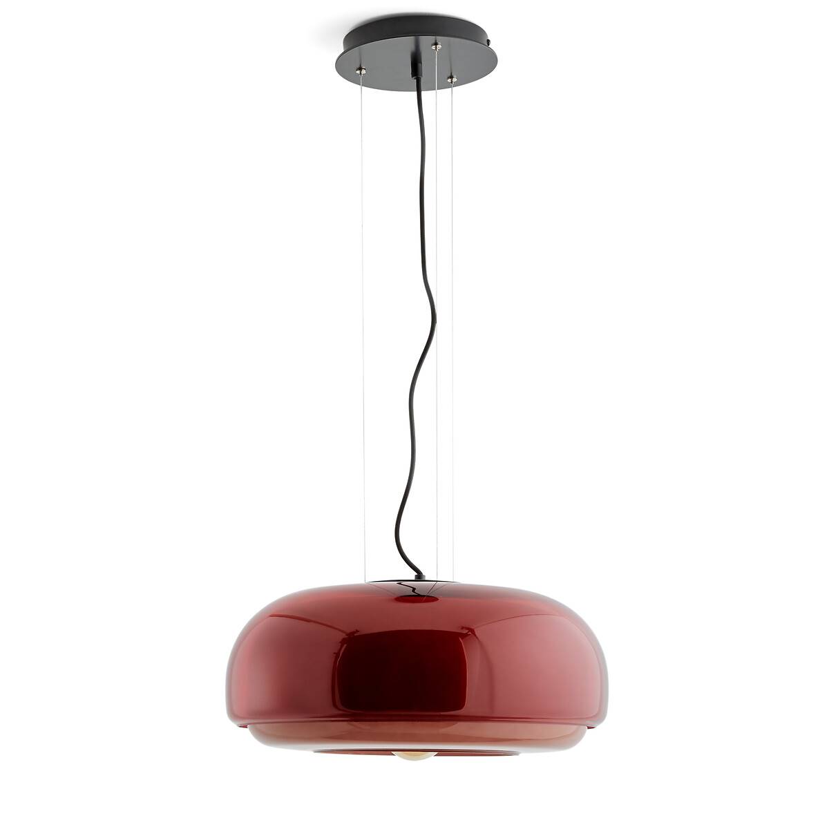 Luoko suspension en verre rouge