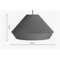 Tuli grand abat-jour gris