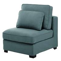 Kate fauteuil bleu pétrole