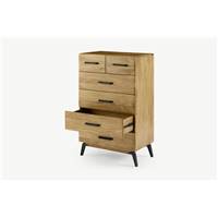 Lucien commode haute bois de manguier clair
