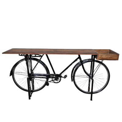 Brooklyn console vélo metal et bois