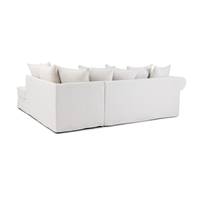 Vermont canapé-lit angle droit blanc