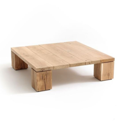 Nilmer table basse carrée chêne