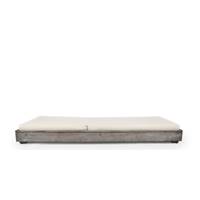 Iris chaise longue extérieur bois d'acacia écru