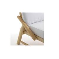 Nagha fauteuil teck naturel