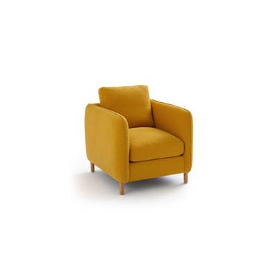 Moléo fauteuil jaune moutarde