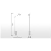 SEPPO lampadaire blanc
