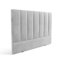 Driska tête de lit 200cm en velours gris clair