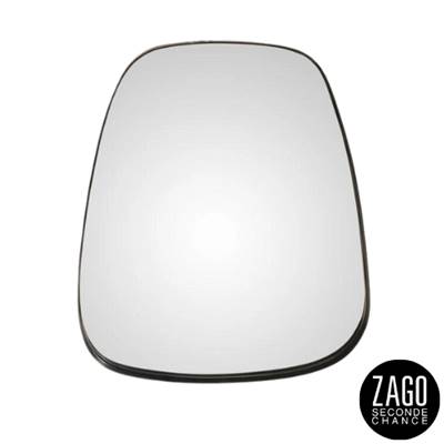Marla miroir style industriel finition étain 75cm