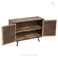 Soho buffet bois de bateau recyclé 2 portes