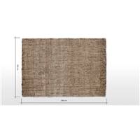 Riya tapis tissé en jute naturel 200x300