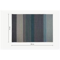 Sanlow grand tapis bleu canard