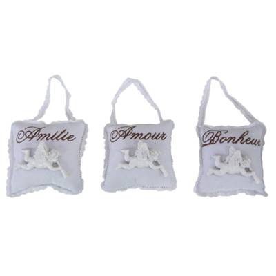 Set 3 messages de porte BONHEUR-AMITIE-AMOUR