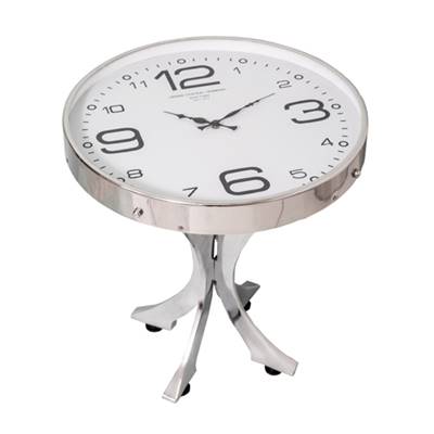 Table d'appoint horloge