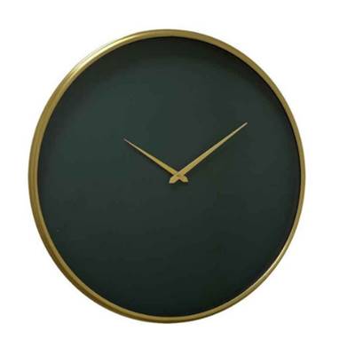 Pendule fond vert forêt Ø51cm
