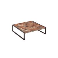 Nautical table basse bois de bateau recyclé L120cm