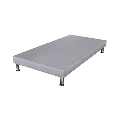 SR9 sommier 90x200 tapissier gris finaud