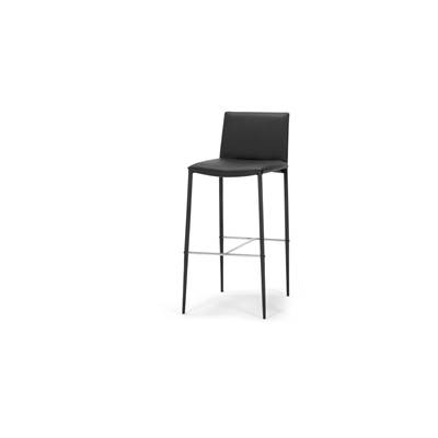 Braga tabouret de bar noir onyx