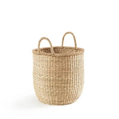 Dokot panier rond en jonc de mer