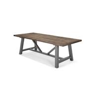 Iona table  manger pin massif et gris
