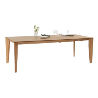 Aoka table à manger extensible chêne