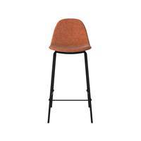 Vladi chaise ilot central en tissu terracotta H65,5