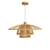 Lina suspension abat-jour bohème en bambou ø50