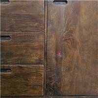 Vidax buffet en bois détails dorés 3 portes 3 tiroirs