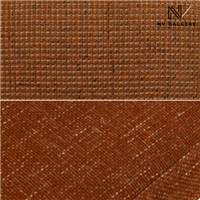 Breka chaise en tissu tweed orange miami rouge brique pied noir
