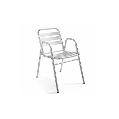 St Germain chaise alu et noir