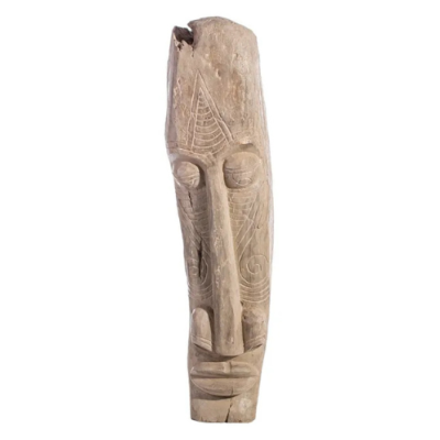 Antik grande figure sculptée en bois de java H160