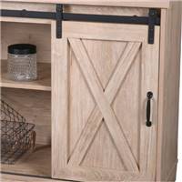 Manhattan commode ranch 1 porte coulissante bois H71,5cm