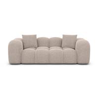 Cotton canap� 2 places en tissu textur� beige