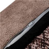 Kaa coussin rectangulaire velours imprimé serpent 45x30cm