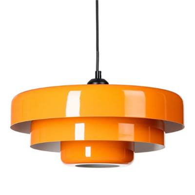 Kolor suspension 3 niveaux en métal orange Ø35cm