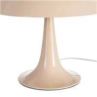 Panthe lampe de table champignon en métal beige H27.5cm