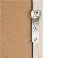 Kimy grand miroir rectangulaire en bois blanc cassé de paulonia H180cm